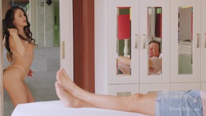 Чувственный секс молодой жены с мужем #1